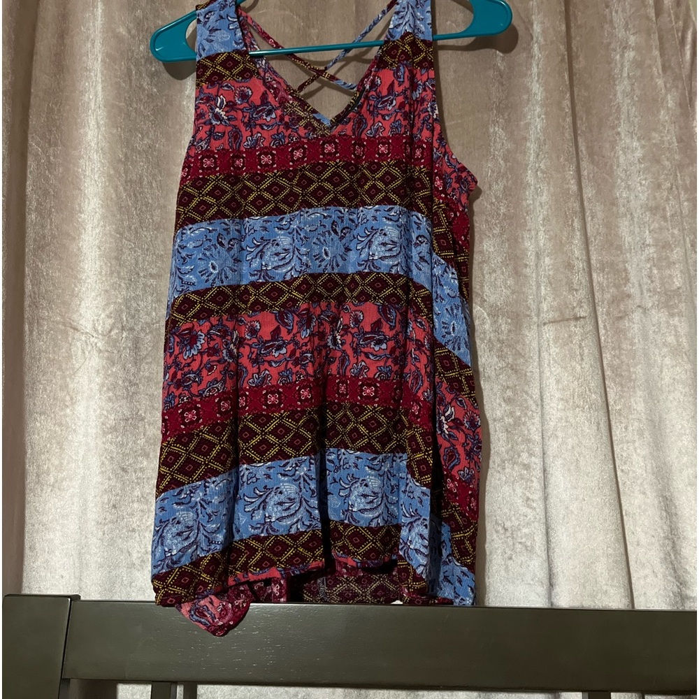 Lane Bryant no sleeve top